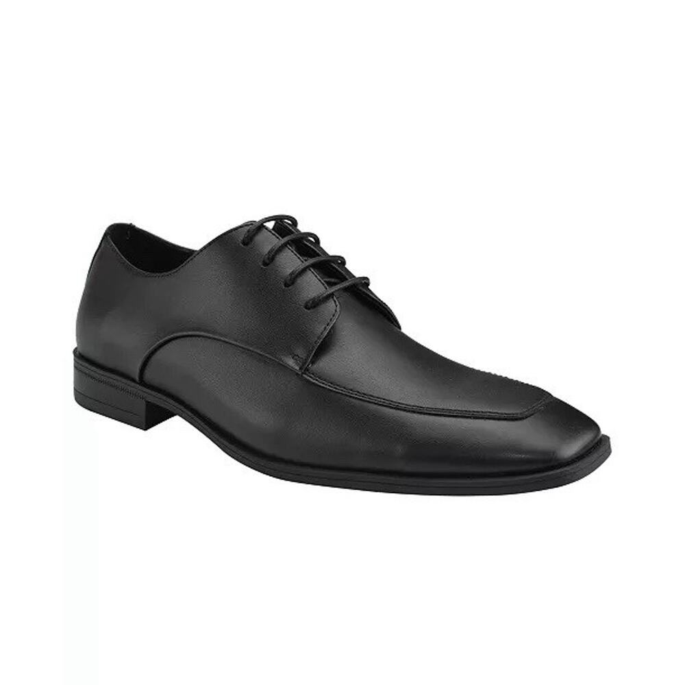 $135 Macy’s Calvin Klein Mens Malley 2 Black Leather Oxfords 11.5 Medium‎ (M)